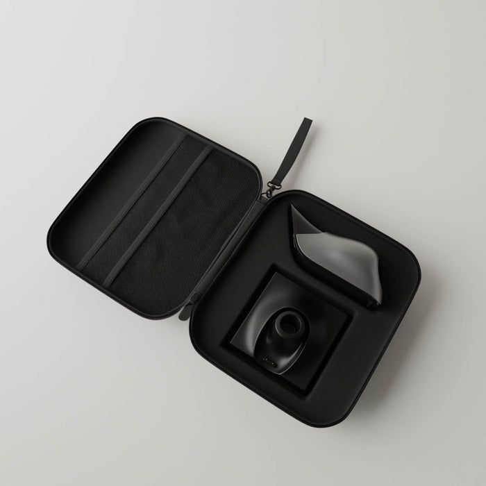 caja de transporte para aireador de vino Aveine abierto hacia abajo